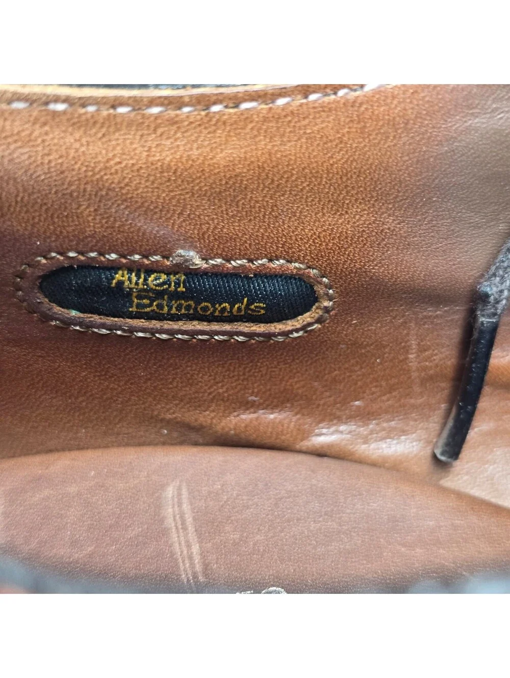 Allen Edmonds LaSalle Brown Leather Lace-Up Derby Round Toe Men's US Sz 8.4398